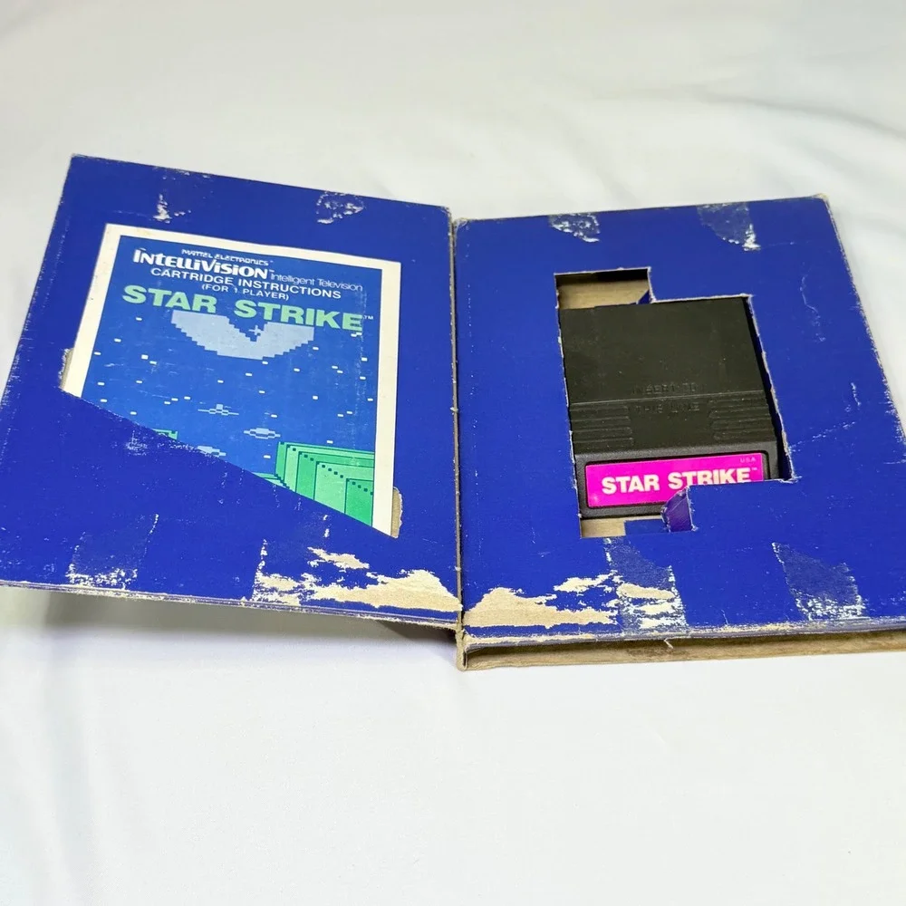 Star Strike Mattel Intellivision 1981 Vintage Video Game Boxed with‎ Manual 5161